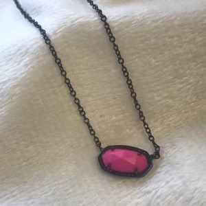 Gunmetal and Pink Kendra Scott Eliza